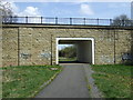 Bridge over railway trail, South Pelaw