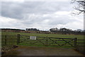 Gates to a field