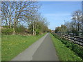 Cycle track beside Lemington Road