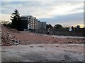 Broken bricks and Rivermead flats