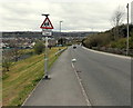 Approach to Ysgol Gyfun Cwm Rhymni, Fleur de Lys