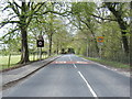 B5242 at Bescar village boundary