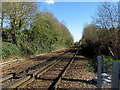 The Railway looking North from Marley Lane