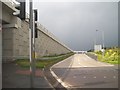 Slip road from the south-bound lane of the A1 and Camlough Roundabout