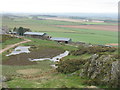 Looking east from Smailholm Tower battlements