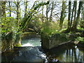 Remains of mill on River Brit near Slape Manor