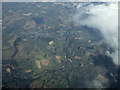 Galashiels and the Tweed from the air