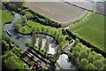 Aerial view of Northmoor Lock near Appleton