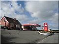 Filling station and shop beside the B4329