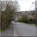 Tir-y-berth: Beatty Street descends towards the Rhymney River