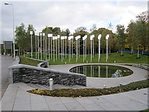 H4572 : Memorial Garden, Omagh by Richard Webb