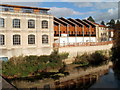 Town centre riverside properties, Bradford-on-Avon