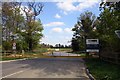 The entrance to Upwood Quarry