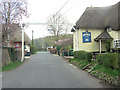 Un-named road passes The Swan Public House