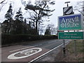 Boundary sign for Argyll and Bute