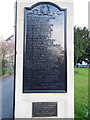 The War Memorial Plaque, Dursley