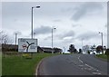 Road junction on the B6437