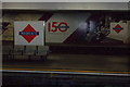 TQ3281 : Moorgate station: replica Metropolitan Railway sign by Christopher Hilton