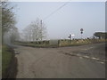 Road Junction and Road Signs, Great Whittington