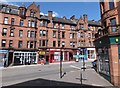 Red sandstone tenements, High Street