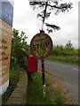 Stop sign at the exit to the old Grange Park School