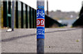 Bollard and cycle route, Newtownards