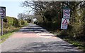 Sowley Lane leading to Tanners Lane