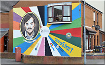 J3473 : "Sure Start" mural, Belfast by Albert Bridge