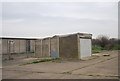 Garages on the edge of Ash