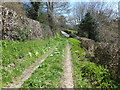 Unmade track, probably an ancient route