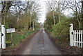 Driveway to Boughton Court