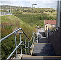 Steps from Gilfach Street to Eastview Terrace, Bargoed