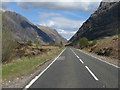 NN1256 : The road from Glencoe to Rannoch Moor by M J Richardson