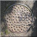 Sewer inspection cover, Salty Lane, Ringmore