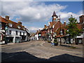SU1414 : Fordingbridge: Market Place and Town Hall by Chris Downer