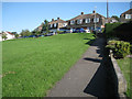 Houses and green, Palk Close