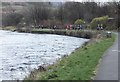 KiltWalkers alongside the River Leven