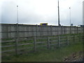 Fencing separating M6 Toll from the A460 at Lodge Lane