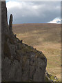 NY4708 : Rock pinnacle on Steel Rigg, Longsleddale by Karl and Ali