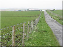 NB4533 : Road to Carse of Melbost by M J Richardson