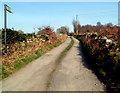 Public footpath near Pont Dafarn-Dudur north of Penygroes