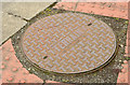 J0153 : "Terrain" manhole cover, Portadown by Albert Bridge