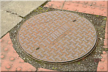J0153 : "Terrain" manhole cover, Portadown by Albert Bridge