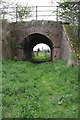 Footpath through bridge of disused railway