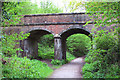 Bridge over Forest Way path