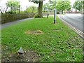 Morley water supply main marker, Fore Lane