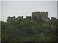 SH4174 : Bryn Twr folly castle by Paul Brooker
