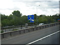 Exit slip from anti-clockwise M25 at Junction 13