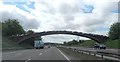 Herd of cows crossing the M6 Motorway