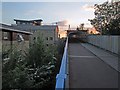 The eastern approach to the Tony Carter Cycle Bridge